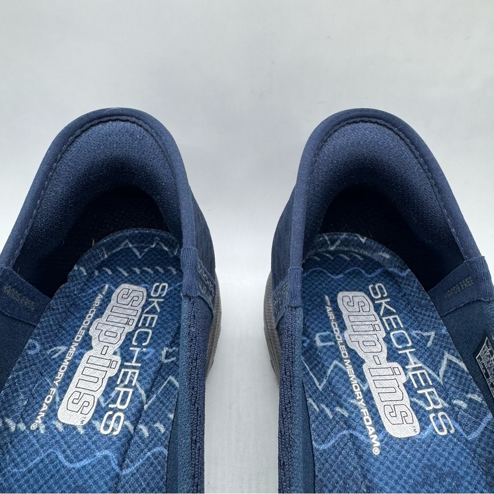 Skechers Navy Slip-On Walking Shoes for Women - Picture 6 of 10